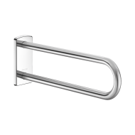 510161S-Barra de apoyo fija de acero inoxidable satinado, L. 650 mm