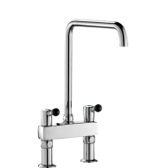 5603-Grifo mezclador 2 orificios de repisa - 100 l/min