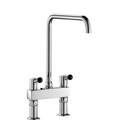 Grifo mezclador 2 orificios de repisa - 100 l/min
