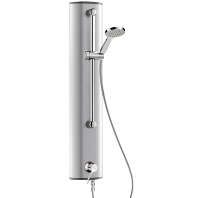 Columna de ducha aluminio con grifo mezclador secuencial SECURITHERM