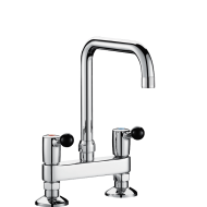 5641T2-Grifo mezclador 2 orificios de repisa - 60 l/min