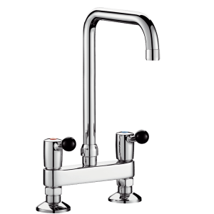 Grifo mezclador 2 orificios de repisa - 60 l/min