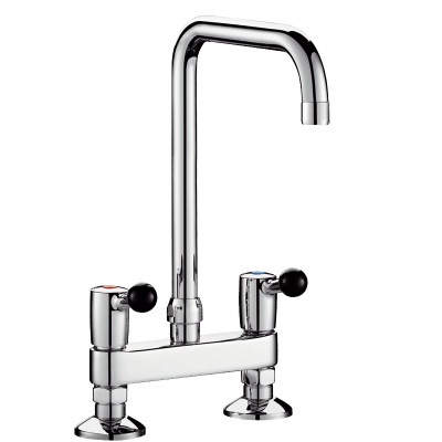 Grifo mezclador 2 orificios de repisa - 60 l/min