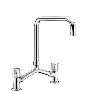 Grifo mezclador 2 orificios de repisa - 45 l/min