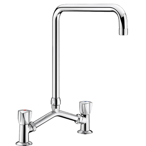 Grifo mezclador 2 orificios de repisa - 45 l/min