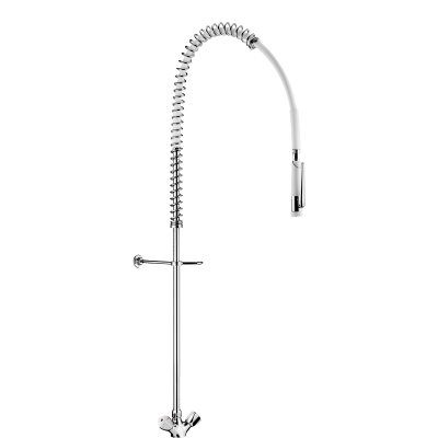 Conjunto de prelavado con grifo mezclador