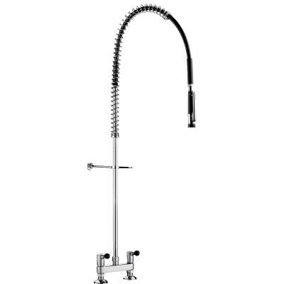 Conjunto de prelavado con grifo mezclador