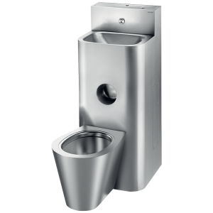 Combi KOMPACT - Lavabo con inodoro a suelo