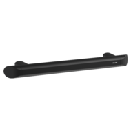 511904BK-Barra de apoyo recta Be-Line® negro mate, 400 mm Ø 35