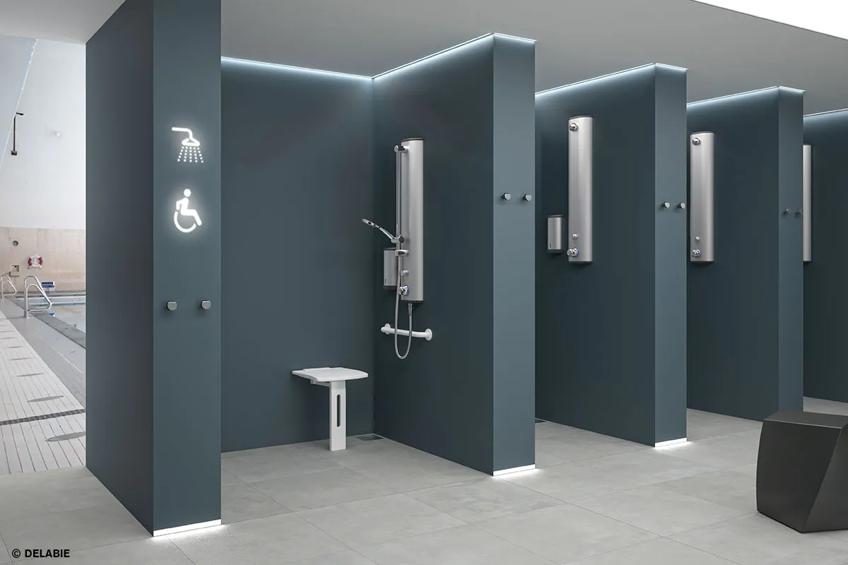 Duchas de piscina