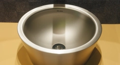 Lavabo sobre encimera de acero inoxidable ALGUI