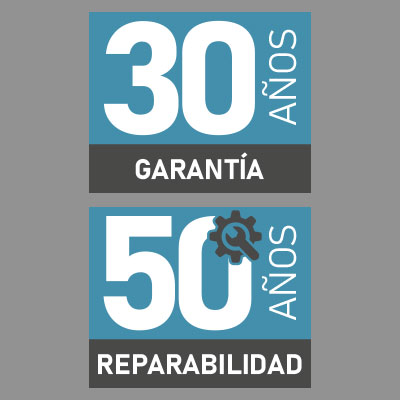 DELABIE: garantía prolongada a 30 años y reparabilidad durante 50 años