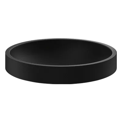 Lavabo sobre encimera negro RAVA