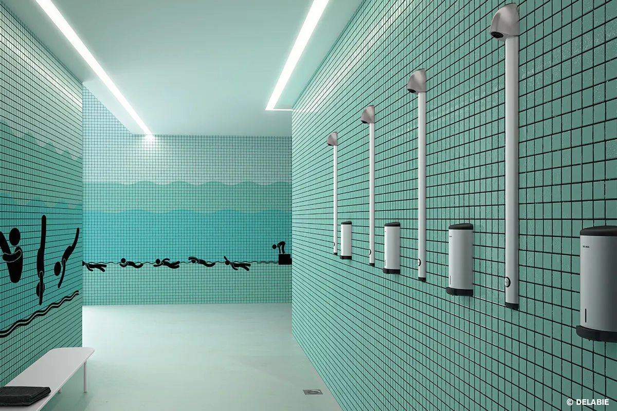 Duchas de piscina