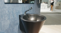 Lavabo negro mural MINI BAILA