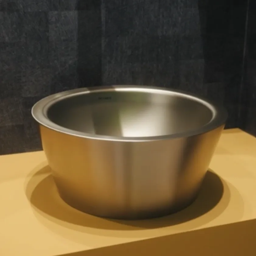 Lavabo sobre encimera de acero inoxidable ALGUI
