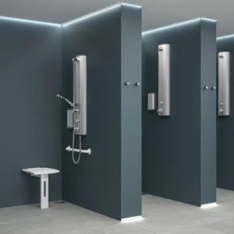 Duchas de piscina